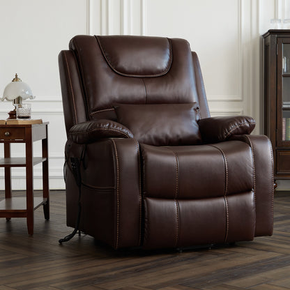 Dynox Home Power Large Lift Chairs Recliners with Massage and Heat and Cup Holders